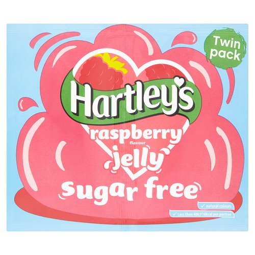 Hartley’s Raspberry Sugar Free Jelly 23g (Pack of 12) Groceries 2 Go